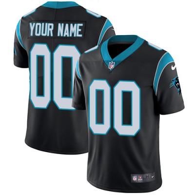 Nike Carolina Panthers Customized Black Team Color Stitched Vapor Untouchable Limited Youth NFL Jersey